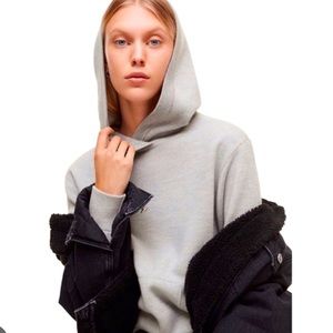 Aritzia Wilfred Free Wool Hoodie Sweater in Black!